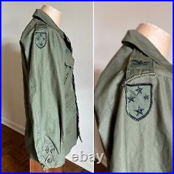 1950s Vtg M-1950 Korean War US Army ARVN ADVISOR Field Jacket REGULAR SMALL 50s