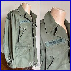 1950s Vtg M-1950 Korean War US Army ARVN ADVISOR Field Jacket REGULAR SMALL 50s