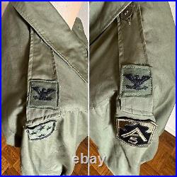 1950s Vtg M-1950 Korean War US Army ARVN ADVISOR Field Jacket REGULAR SMALL 50s