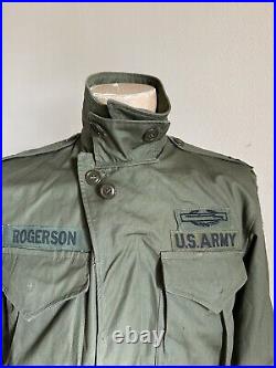 1950s Vtg M-1950 Korean War US Army ARVN ADVISOR Field Jacket REGULAR SMALL 50s