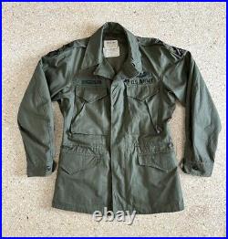 1950s Vtg M-1950 Korean War US Army ARVN ADVISOR Field Jacket REGULAR SMALL 50s