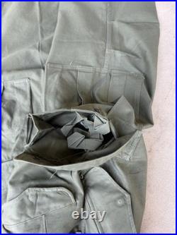 1950s Vtg US Army M-1951 Cargo Field Pants Regular Small W 31 L 30 Sateen OD 50s