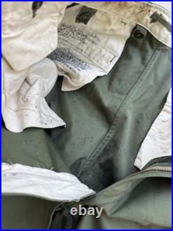 1950s Vtg US Army M-1951 Cargo Field Pants Regular Small W 31 L 30 Sateen OD 50s