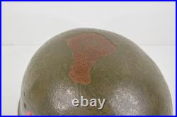 1951 1952 Capac M-1 Helmet Liner with Inner Webbing Korean War Third Army Insignia