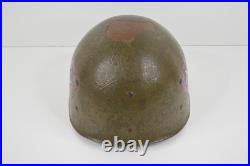 1951 1952 Capac M-1 Helmet Liner with Inner Webbing Korean War Third Army Insignia