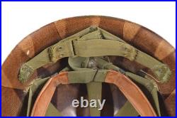 1951 1952 Capac M-1 Helmet Liner with Inner Webbing Korean War Third Army Insignia