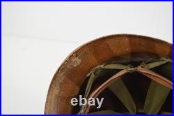1951 1952 Capac M-1 Helmet Liner with Inner Webbing Korean War Third Army Insignia
