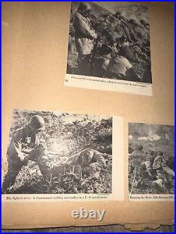 1951 Korean War 107th Armored Cavalry Company D Soldiers Scrapbook