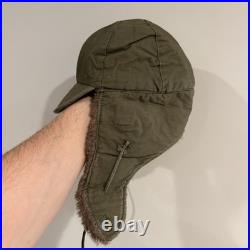 1951 Korean War US Army MQ-1 Field Pile Cap Named Zimmerman Alpaca Size 7