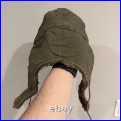 1951 Korean War US Army MQ-1 Field Pile Cap Named Zimmerman Alpaca Size 7