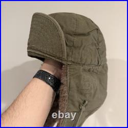 1951 Korean War US Army MQ-1 Field Pile Cap Named Zimmerman Alpaca Size 7