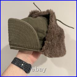 1951 Korean War US Army MQ-1 Field Pile Cap Named Zimmerman Alpaca Size 7