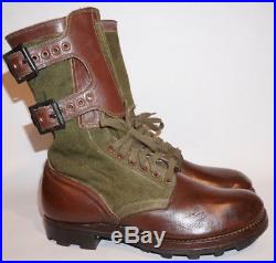 1951 Size 7 D International Shoe Co. Boots Korean War Military Army WW2 Jungle