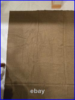 1951 U. S. Army Medical Wool Blanket Korean War Faribault Mill Olive Drab