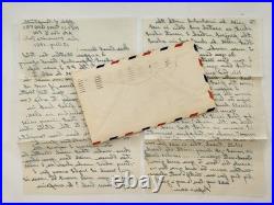 1951 antique COL D KINZIE japan APO FEC korean war LETTER LOT map torrington ct