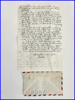 1951 antique COL D R KINZIE japan APO FEC korean war LETTERS torrington ct CAROL