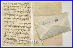 1951 antique COL D R KINZIE japan APO FEC korean war LETTERS torrington ct CAROL