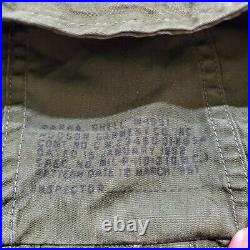1952 Fishtail Parka Shell Jacket M-1951 Korean War Military Vintage USA 1950s