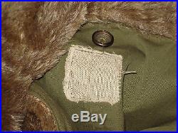 1952 Korean War Fully Lined Hooded Parka Purchased From Marine It Was Issued To