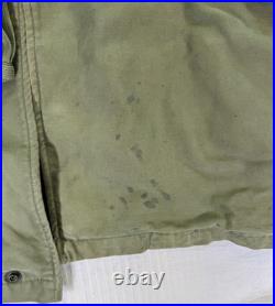 1952 Korean War US Army M-1951 M51 Field Jacket Shell Talon Zip Size Long Medium