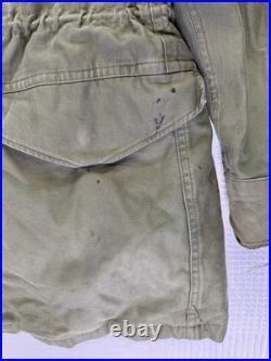 1952 Korean War US Army M-1951 M51 Field Jacket Shell Talon Zip Size Long Medium