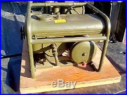 1952 PE-162-C Signal Corp Radio Generator, AN/GRC-9, Military, Korean War