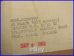 1952-US WW2 Korean War M1 Carbine Butt Plates-Full Un-Opened Pk of 20