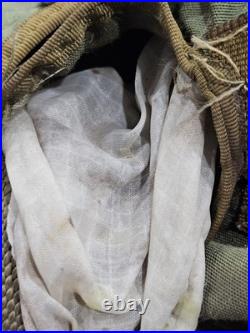 1952 USAF Korean War Pilots Emergency Parachute Harness & Parachute Canopy