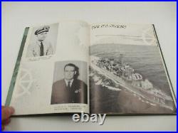 1953-54 US Navy USS James C Owens World Cruise Book Log Korean War USN