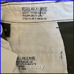 1953 Korean War Field Shell Trousers Pants M-1951, W 39- 43, L 29.5 32.5