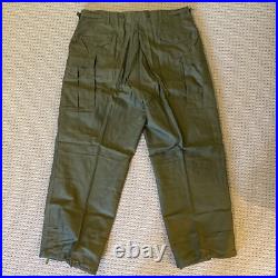 1953 Korean War Field Shell Trousers Pants M-1951, W 39- 43, L 29.5 32.5