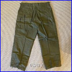 1953 Korean War Field Shell Trousers Pants M-1951, W 39- 43, L 29.5 32.5