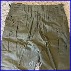 1953 Korean War Field Shell Trousers Pants M-1951, W 39- 43, L 29.5 32.5