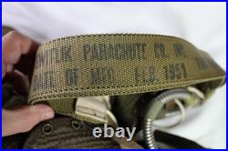 1953 Korean War Switlik Parachute 50c6860-2 + Harness Us Army