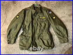1953 Korean War US Army M-1951 Field Jacket OG-107 MEDIUM SHORT Far East Command