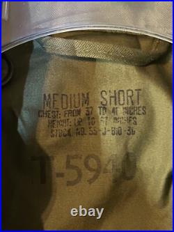 1953 Korean War US Army M-1951 Field Jacket OG-107 MEDIUM SHORT Far East Command