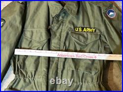 1953 Korean War US Army M-1951 Field Jacket OG-107 MEDIUM SHORT Far East Command