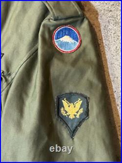 1953 Korean War US Army M-1951 Field Jacket OG-107 MEDIUM SHORT Far East Command