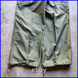 1953 Korean War US Army M1951 Shell Field Cargo Trousers Medium Pants Vintage