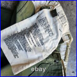 1953 Korean War US Army M1951 Shell Field Cargo Trousers Medium Pants Vintage