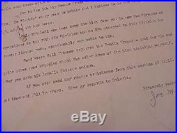 1953 Top Wwii Eto / Korean War Ace Gabby Gabreski Letter Re Pow Bud Mahurin