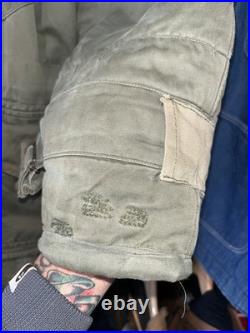 1954 Vintage British Army Middle Parka Korean War Era Size Large