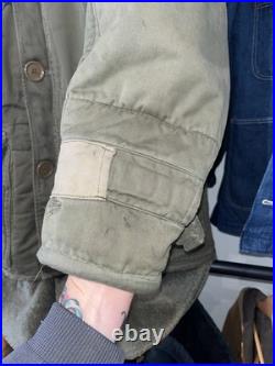 1954 Vintage British Army Middle Parka Korean War Era Size Large