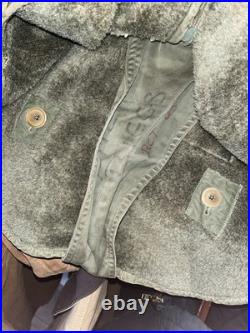 1954 Vintage British Army Middle Parka Korean War Era Size Large