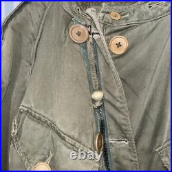 1954 Vintage British Army Middle Parka Korean War Era Size Large