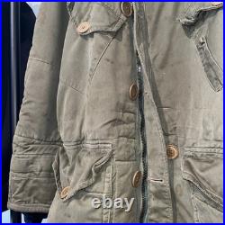 1954 Vintage British Army Middle Parka Korean War Era Size Large