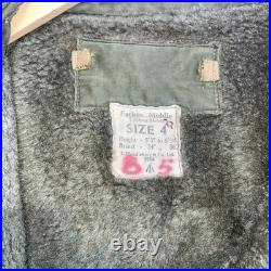 1954 Vintage British Army Middle Parka Korean War Era Size Large