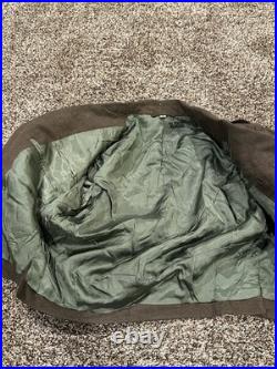 1955 US Army M-1950 Wool Service Jacket 38R Korean War Insignia