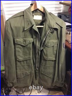 1956 US M-1951 M-51 OG107 Field Jacket Sz Regular Small #5