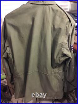 1956 US M-1951 M-51 OG107 Field Jacket Sz Regular Small #5